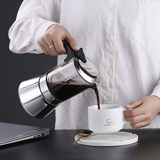 Гейзерная кофеварка 360 мл на 9 порций