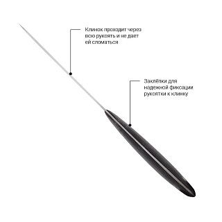 Набор ножей 3 пр TICINO (3Cr13 сталь)