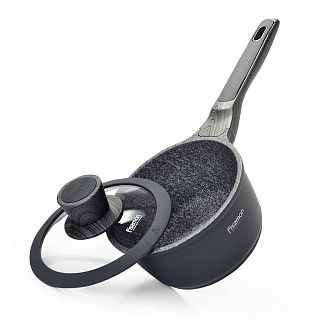 Ковш PRESTIGE 16x8,5 см /  л с крышкой (алюминий)