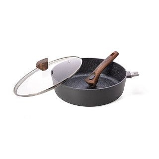 Глубокая cковорода CAPELLA 28x8см со съемной ручкой и стеклянной к