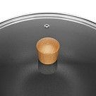 Кастрюля SEAGREEN 32x12,5см / 8л. со стеклянной крышкой (эмалирован