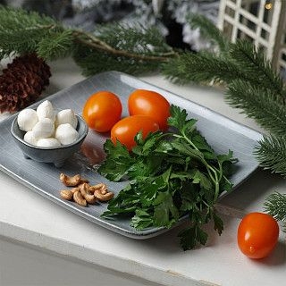 Тарелка квадратная JOLI керамическая 26,5см